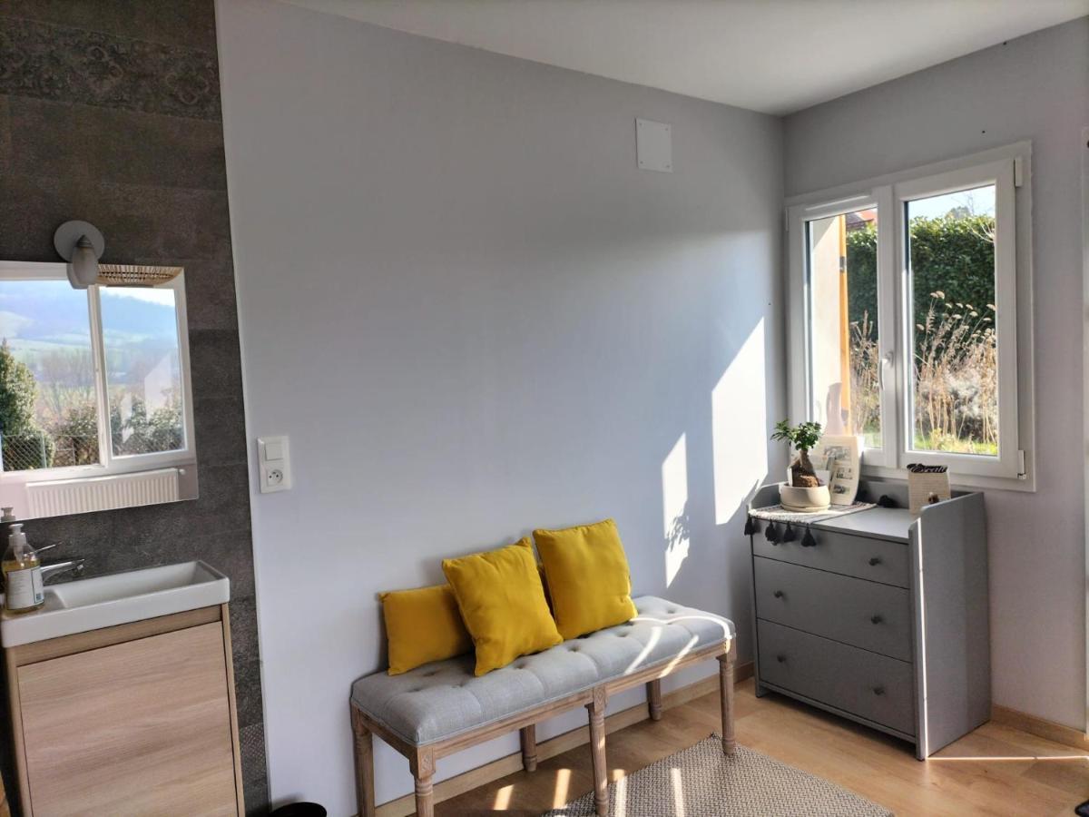 Agreable Chambre Meublee, Vue Sur La Vallee De L'Auxois Villy-en-Auxois Eksteriør bilde